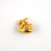 Goldanhänger 18K Schwan