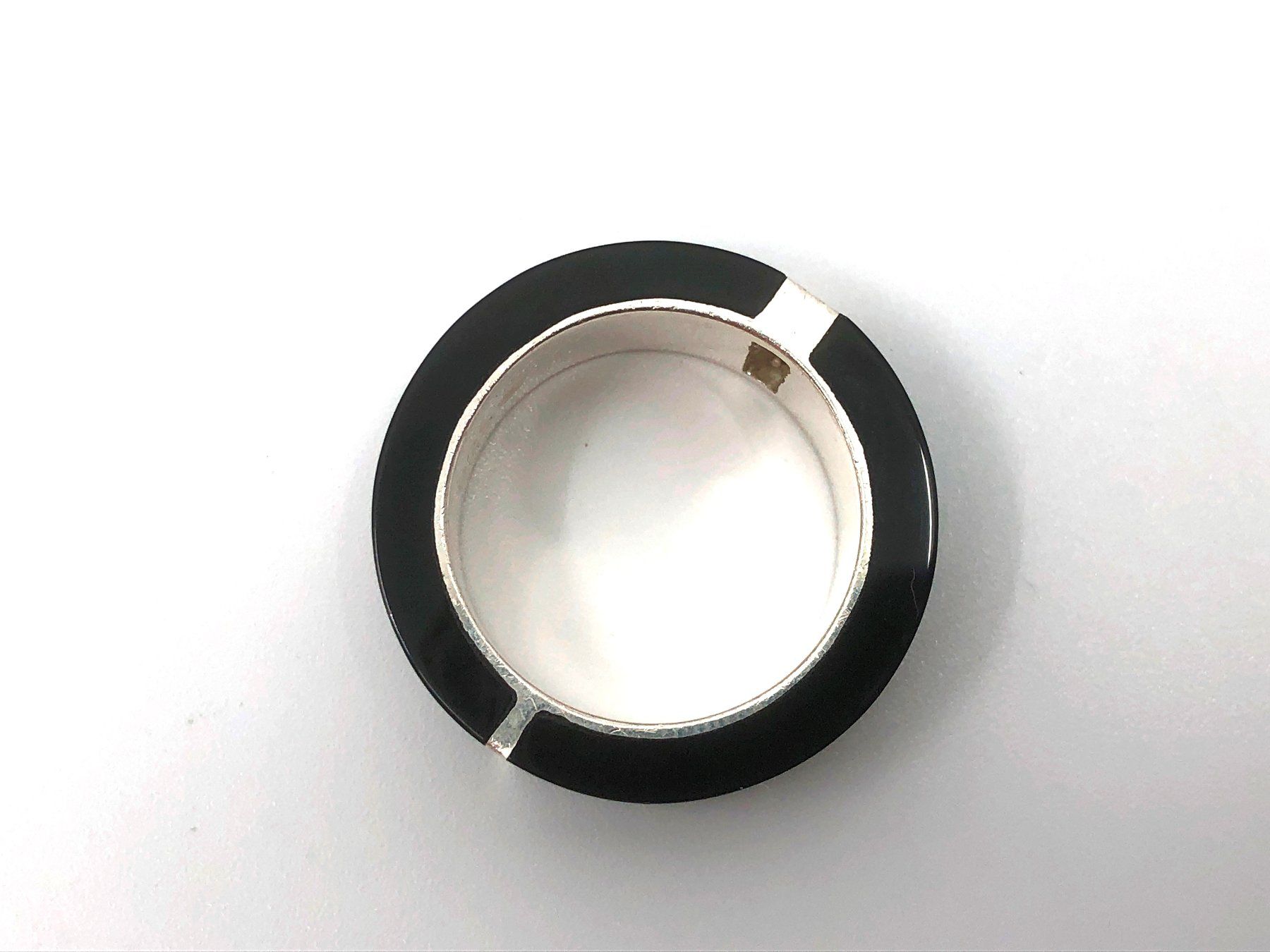 Anelli: Ring Silber 925 Schwarz & 3 "Steinen" – Usato da Basel venduto da Tiabeanie 5