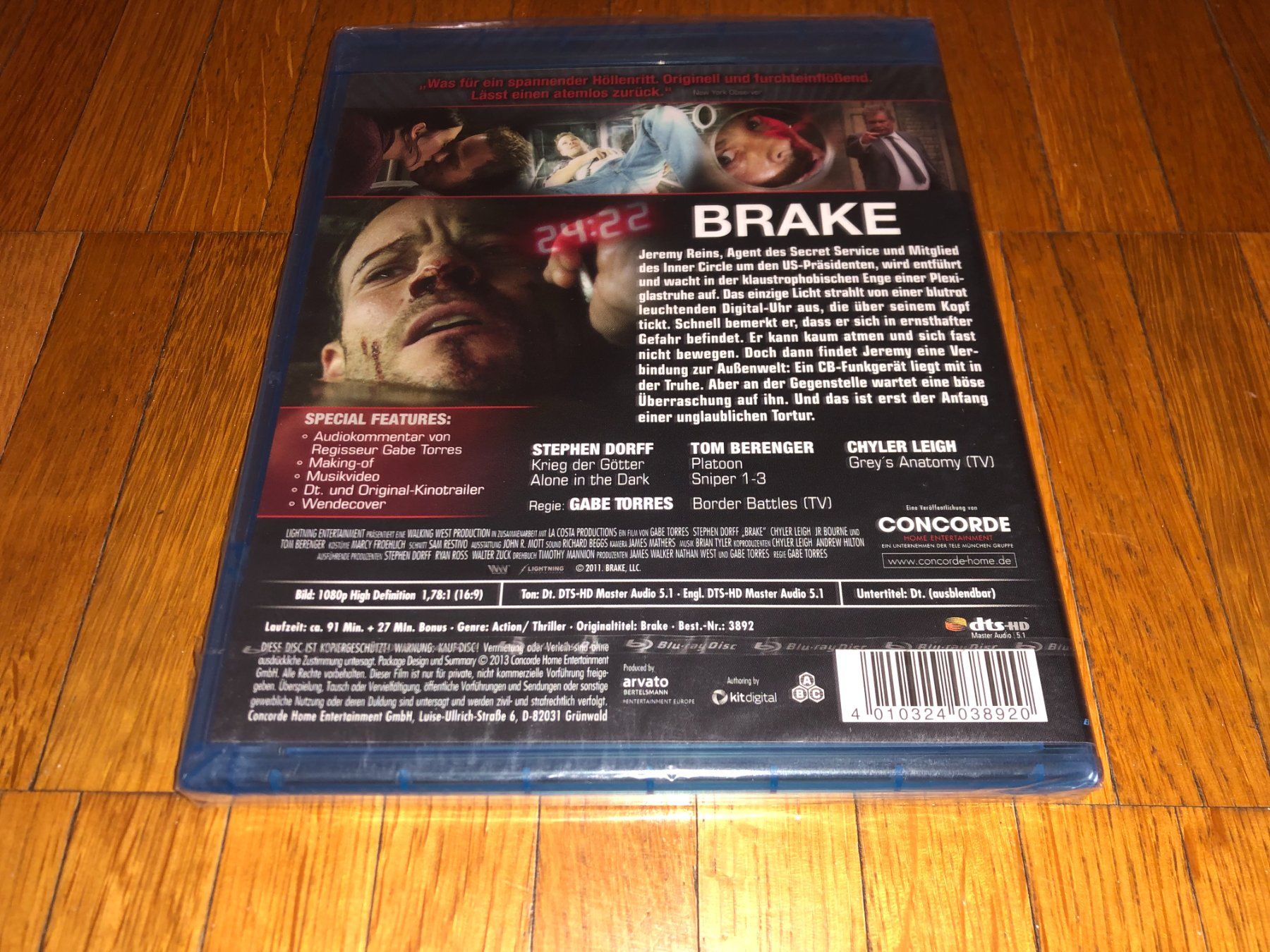 Tutti i DVDs: Brake - BLU-RAY - UNCUT – Nuovo e nell'imballaggio originale da Basel venduto da havsok 1