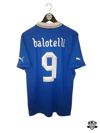 BALOTELLI #9 Original Italy 2012-13 Home Trikot