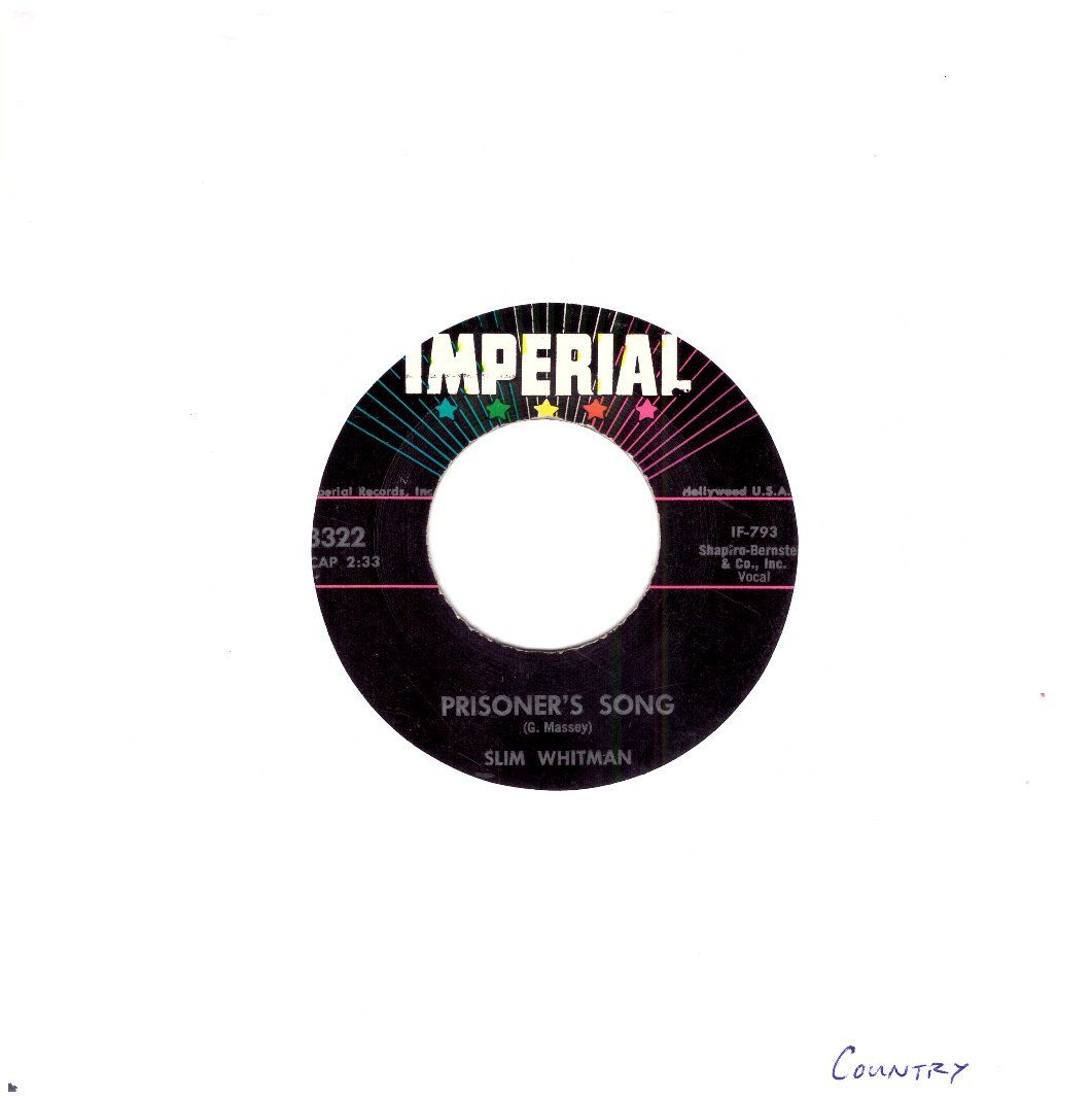 Dischi in vinile: SLIM WHITMAN – Usato da Bassersdorf venduto da house-of-vinyl