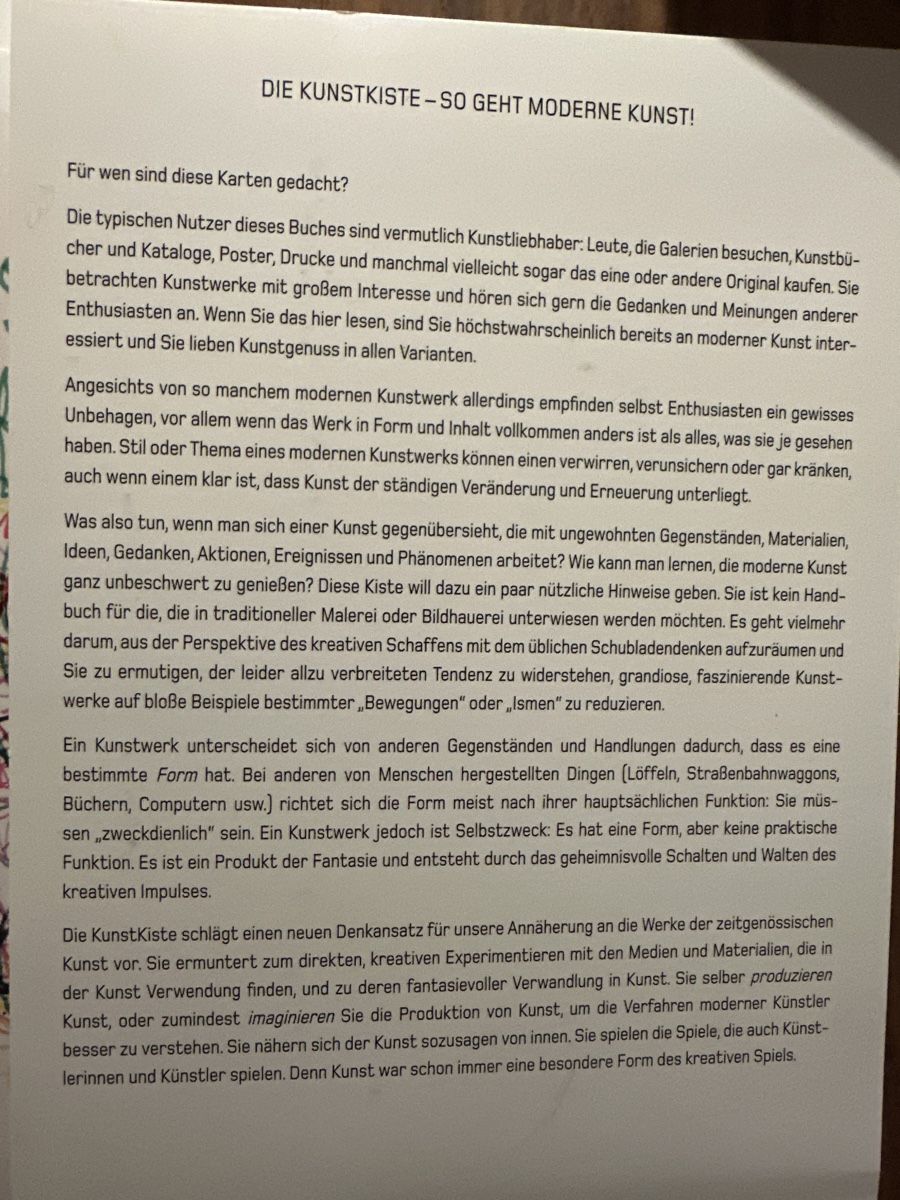 Jeux: Kunstkiste – Neuf (Voir description) à Bern par Ibizaflow 3