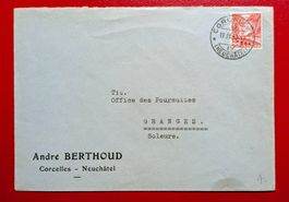FIRMA ANDRE BERTHOUD CORCELLES NEUCHATEL GRENCHEN 1938