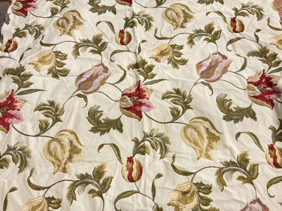 Tessuti: Jacquard  Stoffreste mit Blumenmuster – Nuovo (secondo la descrizione) da Muttenz venduto da Benet01 1