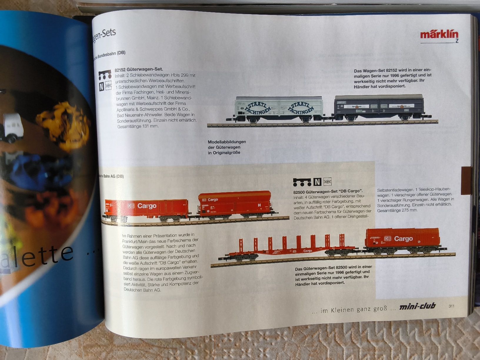 Märklin Trains électriques: Märklin Gesamtkatalog 1996/97 DA  – D'occasion à Hallau par histoiremerveilleuse 1