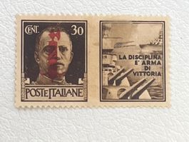 Italia WK2 - Repubblica Sociale Briefmarke