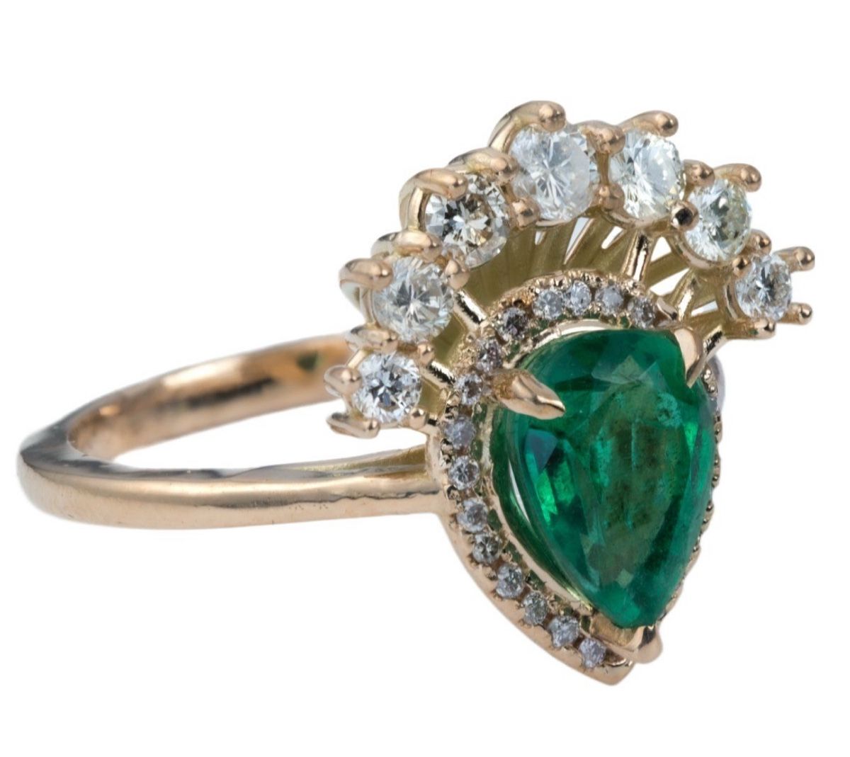 Anelli: Extravagant 1.51ct Smaragd Ring GIA Zertifikat – Nuovo e nell'imballaggio originale da Untersiggenthal venduto da TimeandShine 3