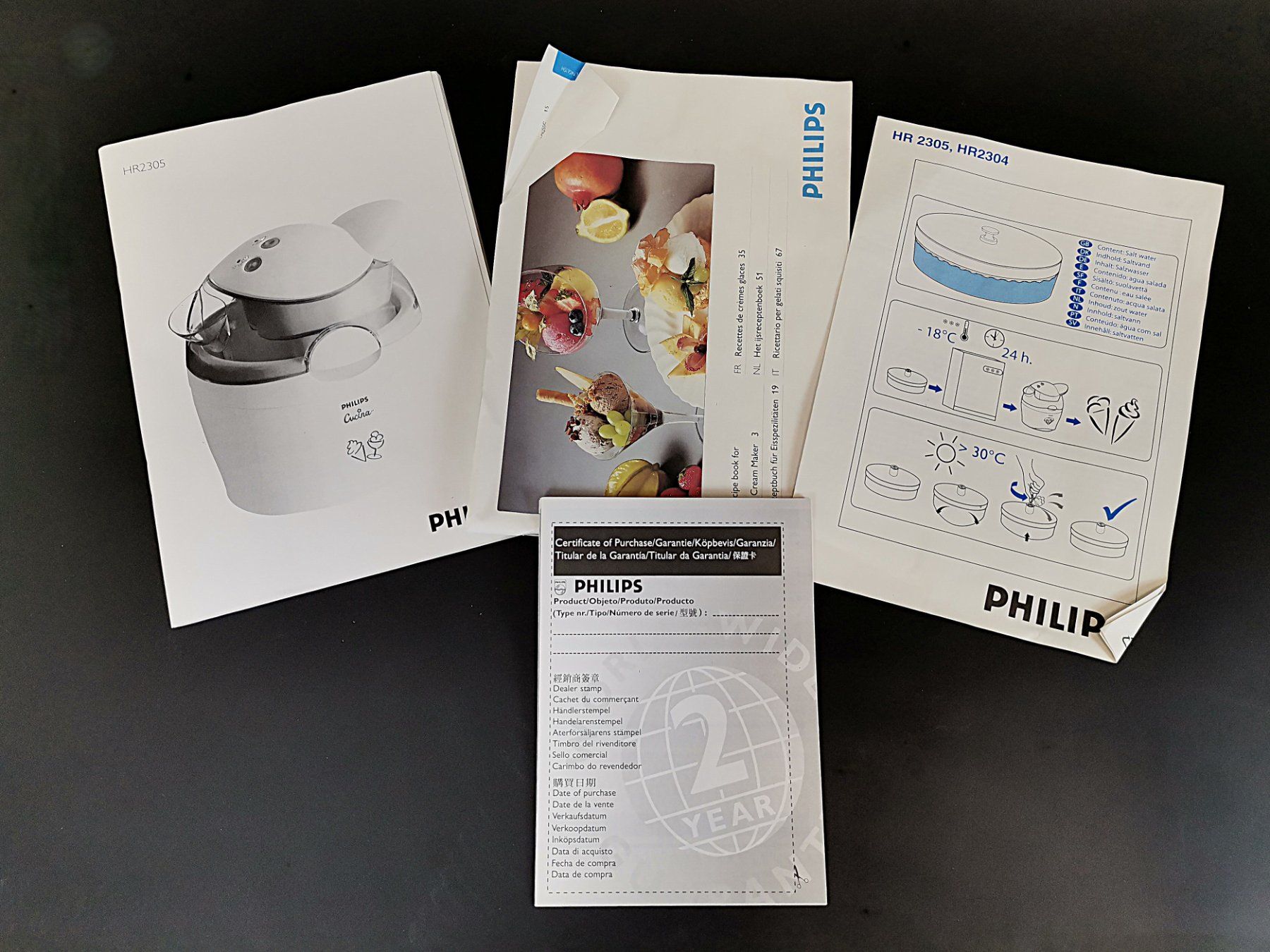 Philips Elettrodomestici da cucina: PHILLIPS Eiscreme-automat HR2305 – Usato da Schaffhausen venduto da Restwert_SH 3