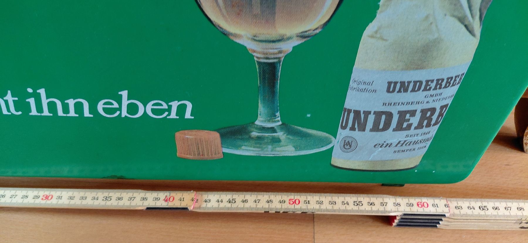 Schilder: grosses Emailschild Underberg mit Termometer – Gebraucht aus Trogen von Limboo 5
