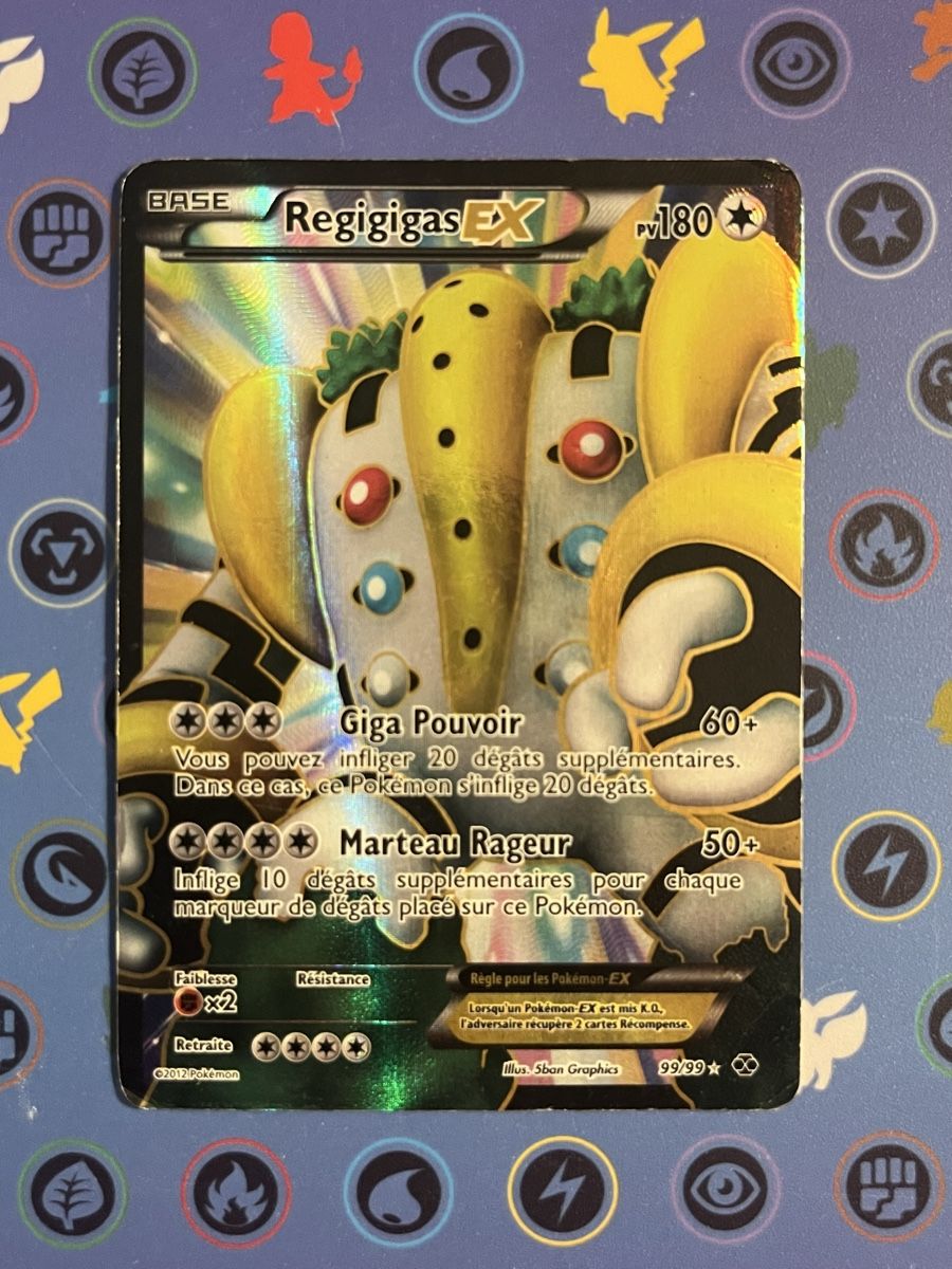 Pokémon Carte collezionabili: Regigigas EX 99/99 FR – Usato da Le Grand-Saconnex venduto da Koko.hime_
