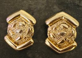 Boucle d’oreille vintage plaqué or