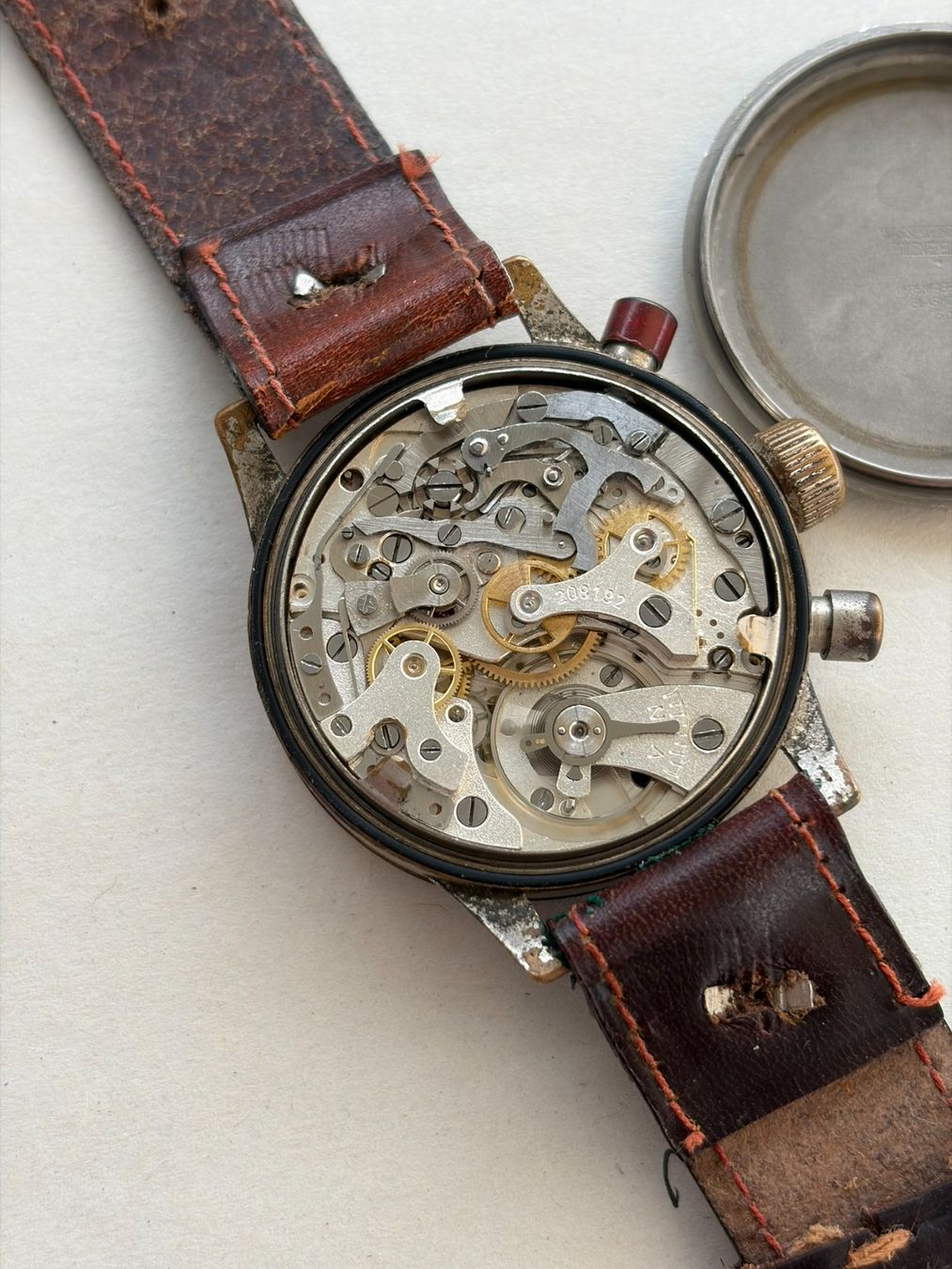 Orologi: 1940s Tutima Glashutte Urofa 59 - original strap - SUPERB – Usato da Pregassona venduto da camus84 8