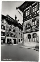 Stein am Rhein, Ecke des Rathauses, um 1930-40