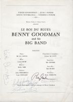 Benny Goodman & Big Band, signed, Jazz!!, Autograph
