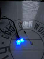 Schweisslicht, blau flackernd, verkabelt