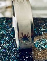 Edelstahl Ring Silberfarbig  Innenmass 22 mm