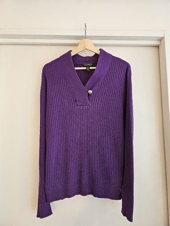 Ralph Lauren Violet💜 Oversized Sweater 
