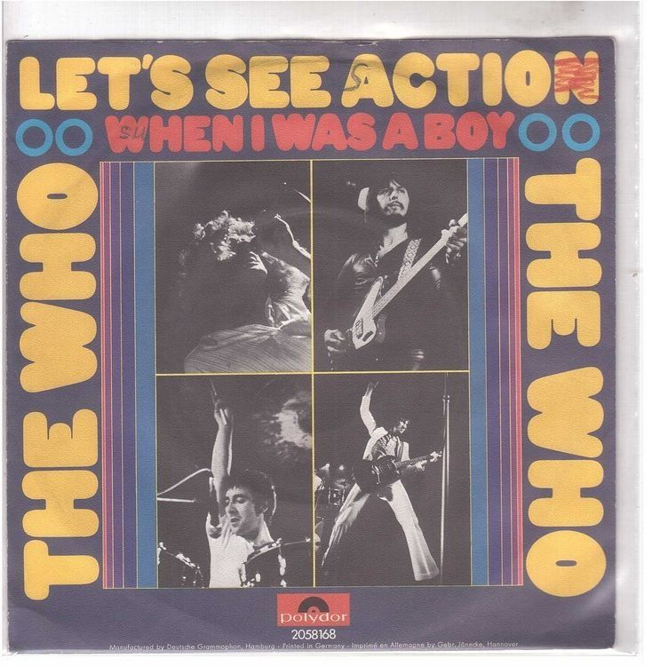 Dischi in vinile: Single7  The Who  --  Let`s see action – Usato da Rheinau venduto da thespecials