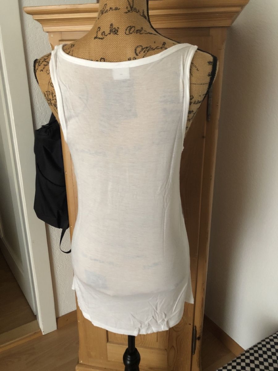 Esprit Tops: Débardeur blanc imprimé graphique unique – Taille M – D'occasion à Biel/Bienne par Lianumi 2