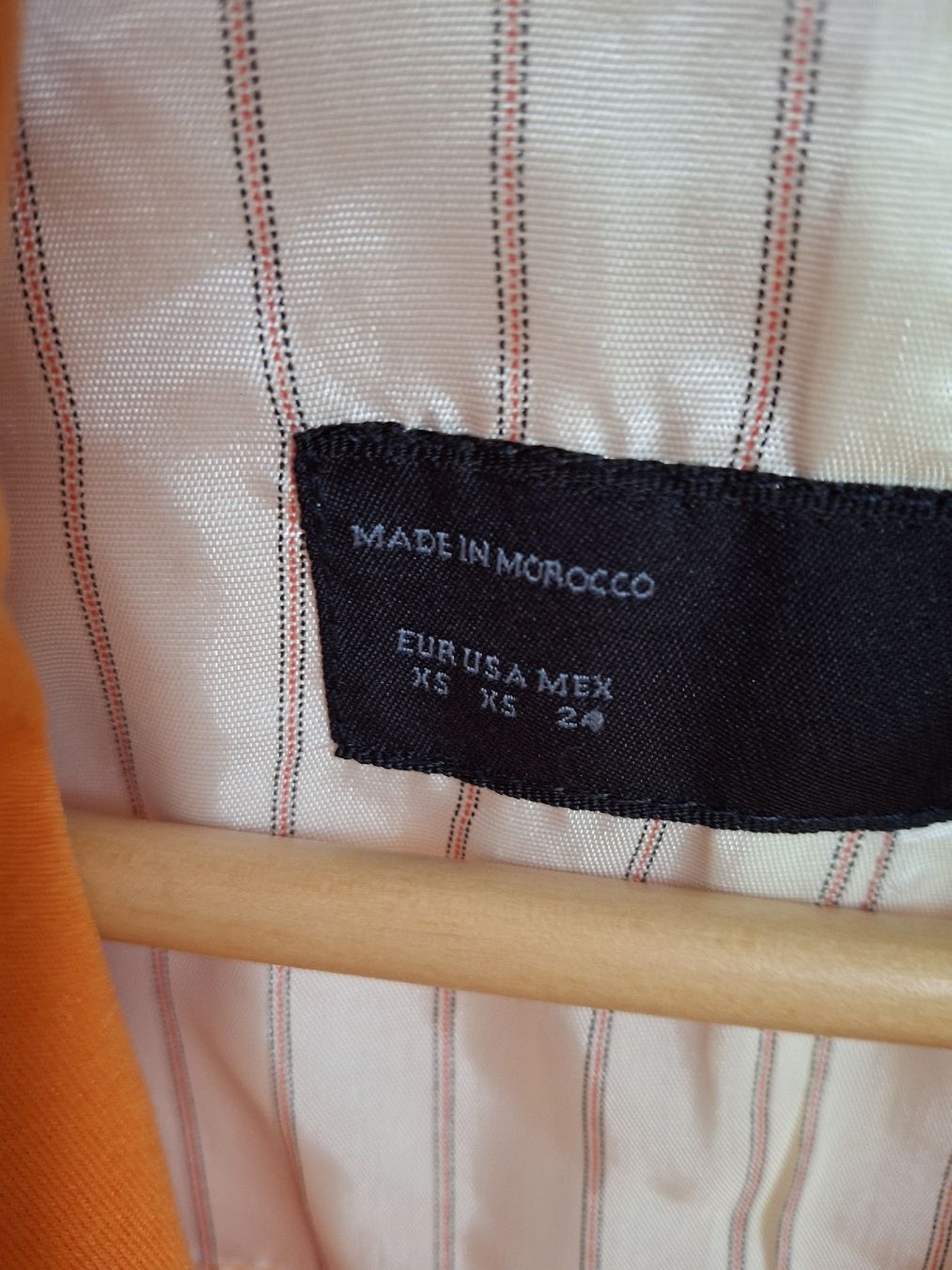 Zara Giacche: Blazer orange Zara XS – Usato da Lausanne venduto da Cognitia 1