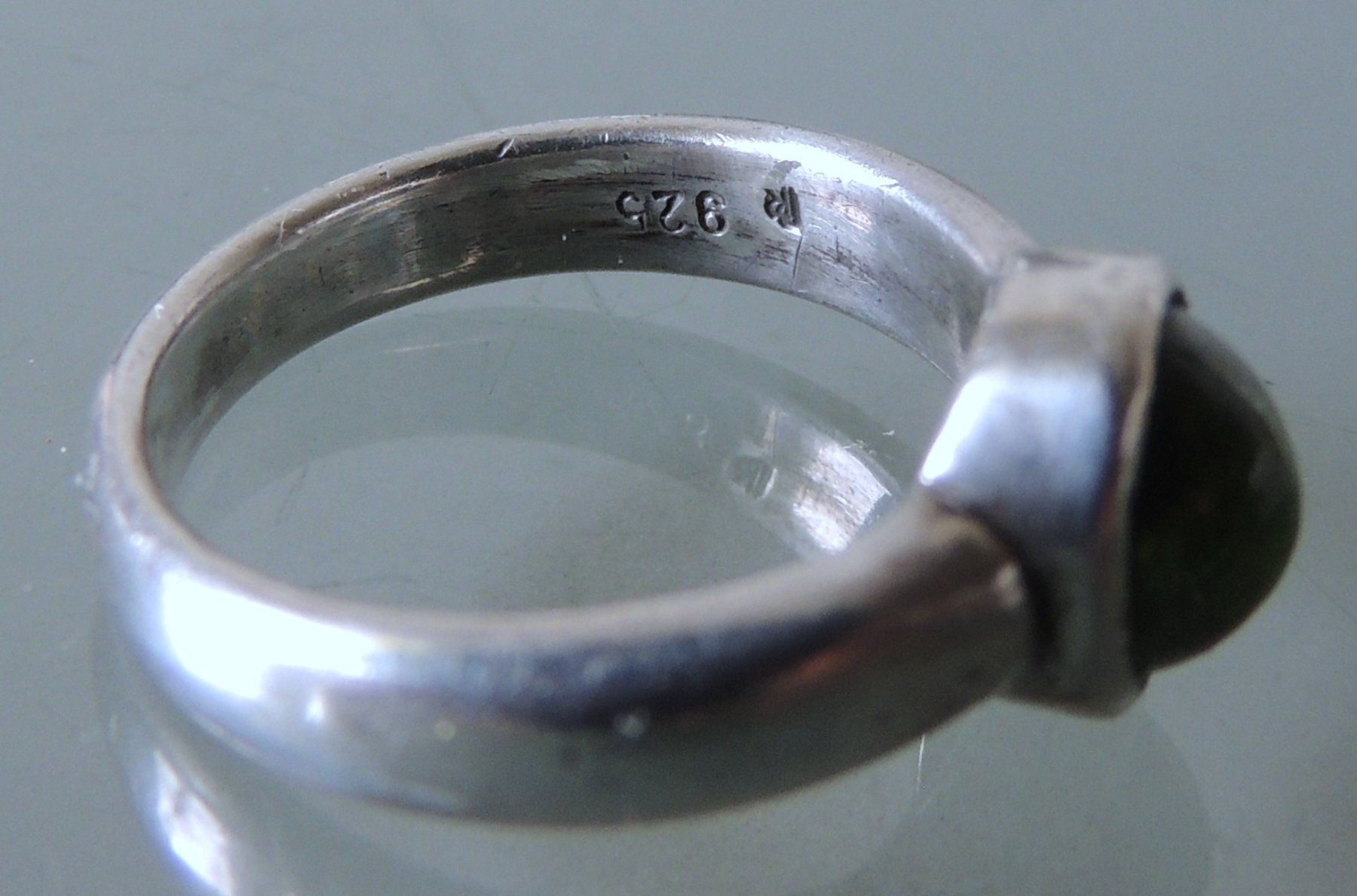 Anelli: Turmalin Silber 925 Fingerring Gr. 53 – Usato da Waldenburg venduto da schaller707 7