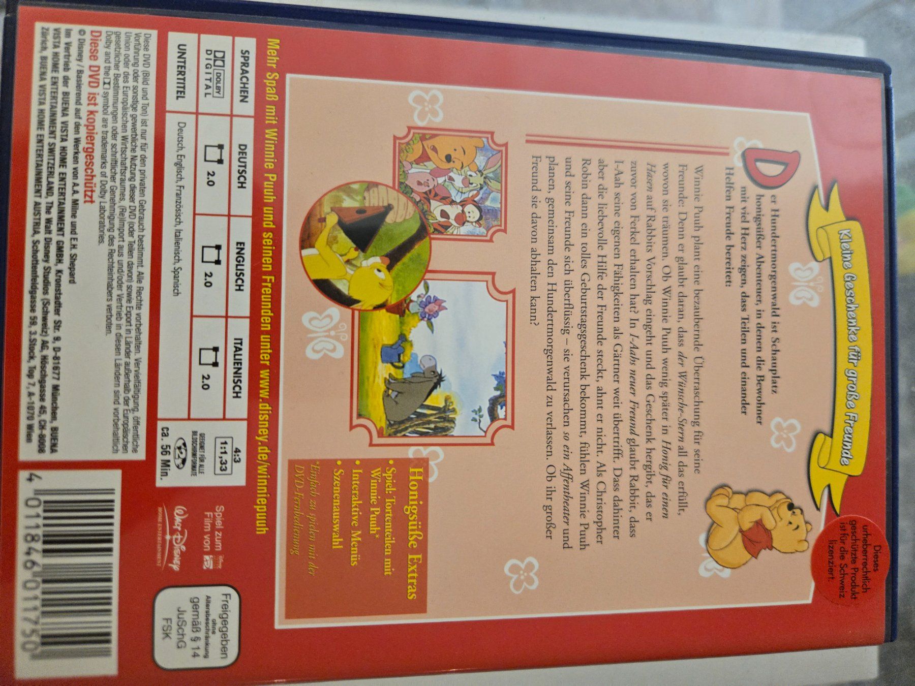 Tutti i DVDs: Winnie Puuh DVD – Usato da Bussigny venduto da Kfdlt 1