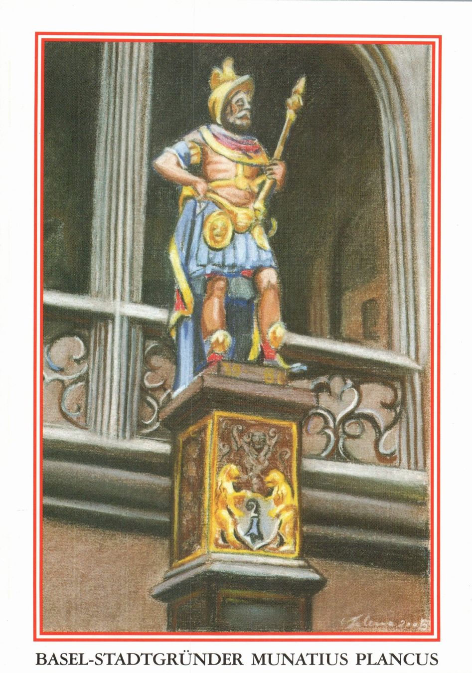 Cartes postales: Basel - Stadtgründer Munatius Plancus, alte Ansichtskarte – Neuf (Voir description) à Zürich par 1.Simon