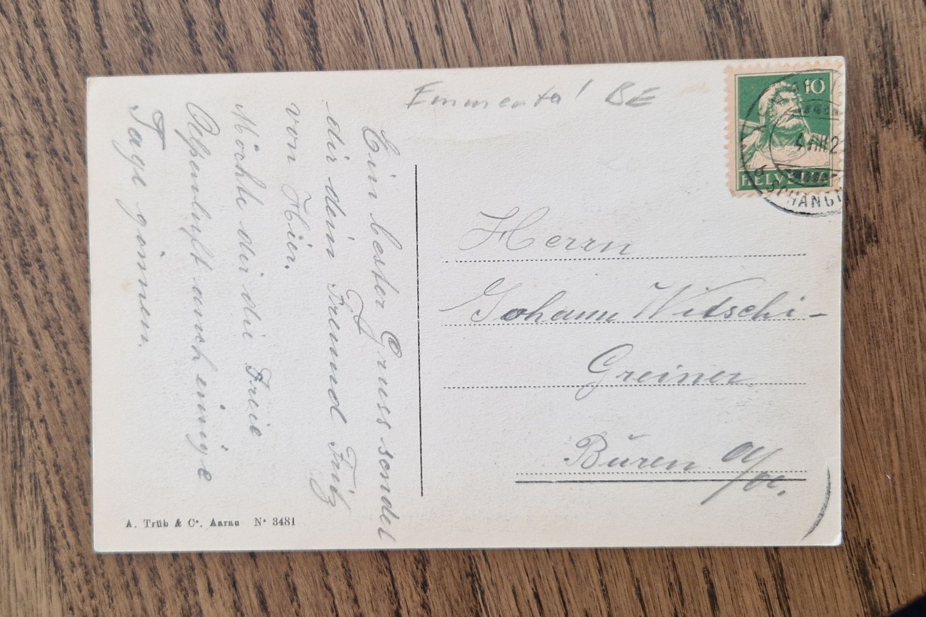 Cartoline postali: Kemmeribodenbad – Usato da Ebikon venduto da Donar50 2
