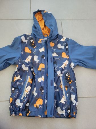 Regenjacke gefüttert gr. 122 128