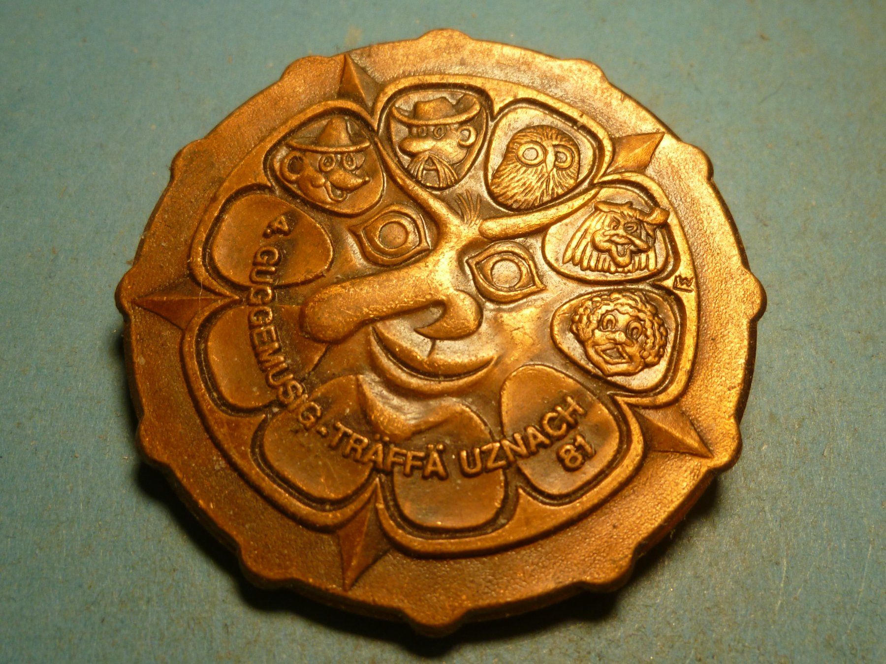 Plaquettes & Badges: UZNACH 1981 BRONZE – D'occasion à Ried (Muotathal) par Mandarin02