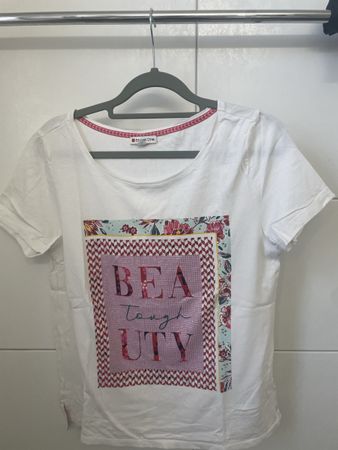 Street One T-Shirt weiss Grösse 34 guter Zustand