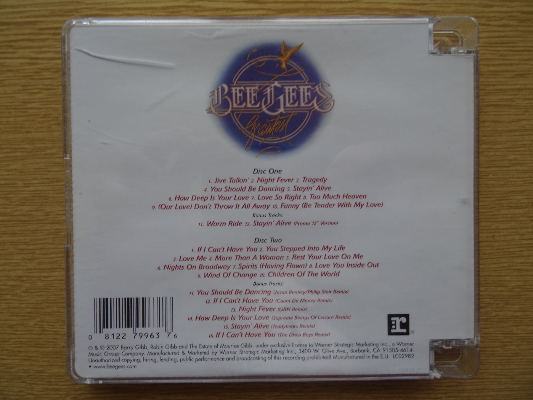 CD: Bee Gees Greatest Hits Doppelalbum CD – Usato da Zürich venduto da burdan 1