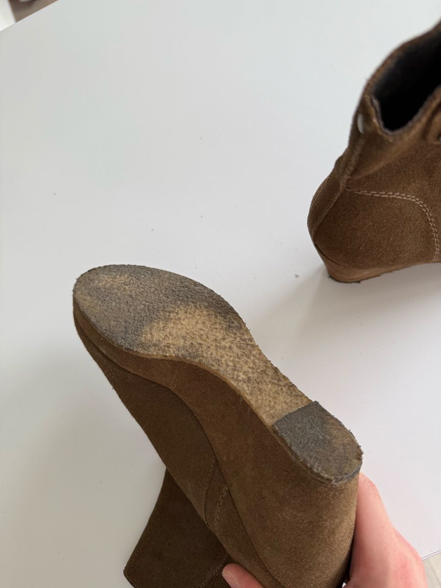 Maje Scarpe da donna: Bottines compensées Maje marron suede (taille-40) – Usato da Genève venduto da rom_8nwv 5