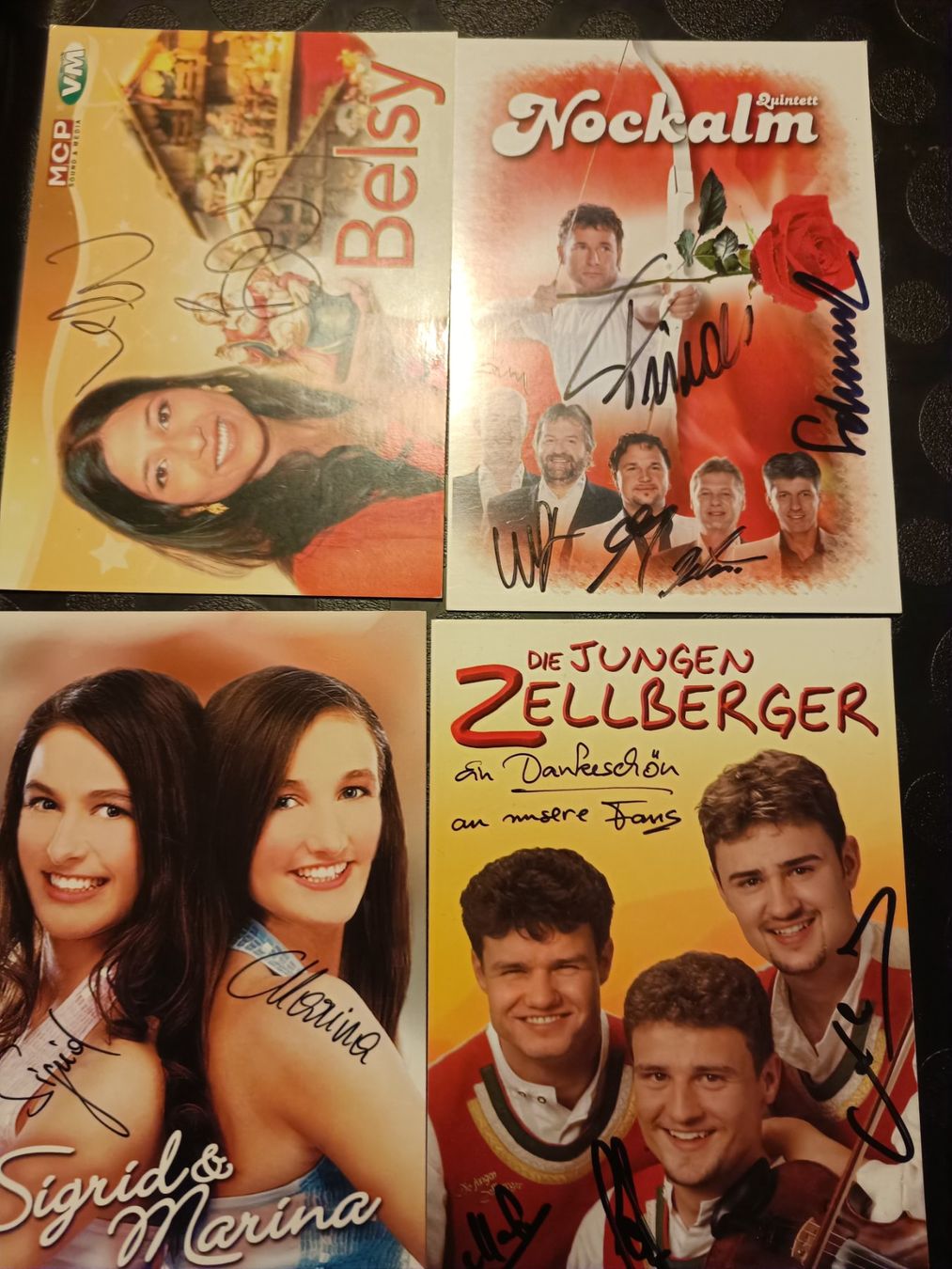 Autografi: Schlager Mix  - 4x handsigniert – Usato da Menziken venduto da Artographs