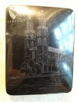 Antike DOSE ZUERICH mit Grossmünster, Alter Werbeartikel