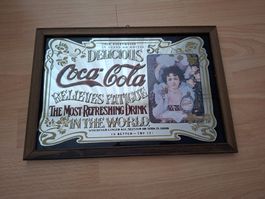 Coca-Cola Spiegel,  Top Zustand, Vintage Deko!