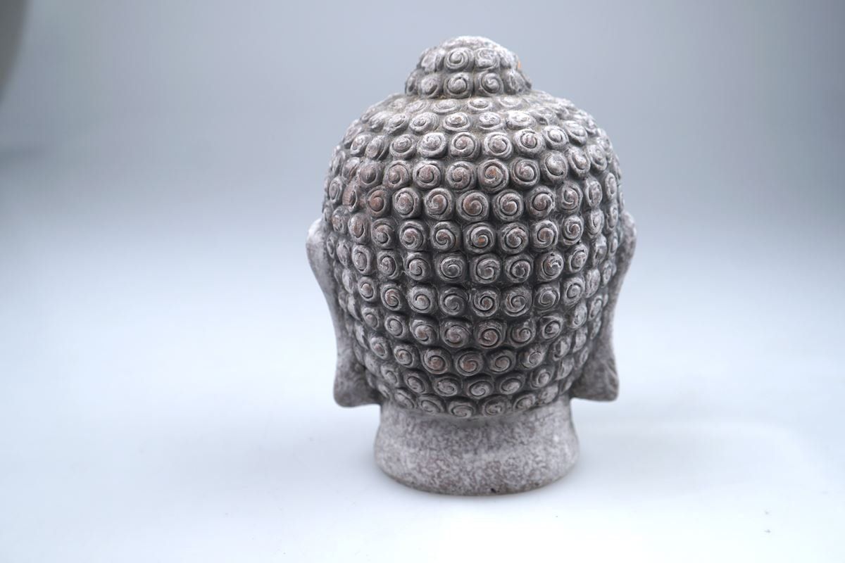 Skulpturen & Statuen: Buddha-Kopf-Skulptur – Gebraucht aus Rüti ZH von Restwert_Rueti_ZH 2