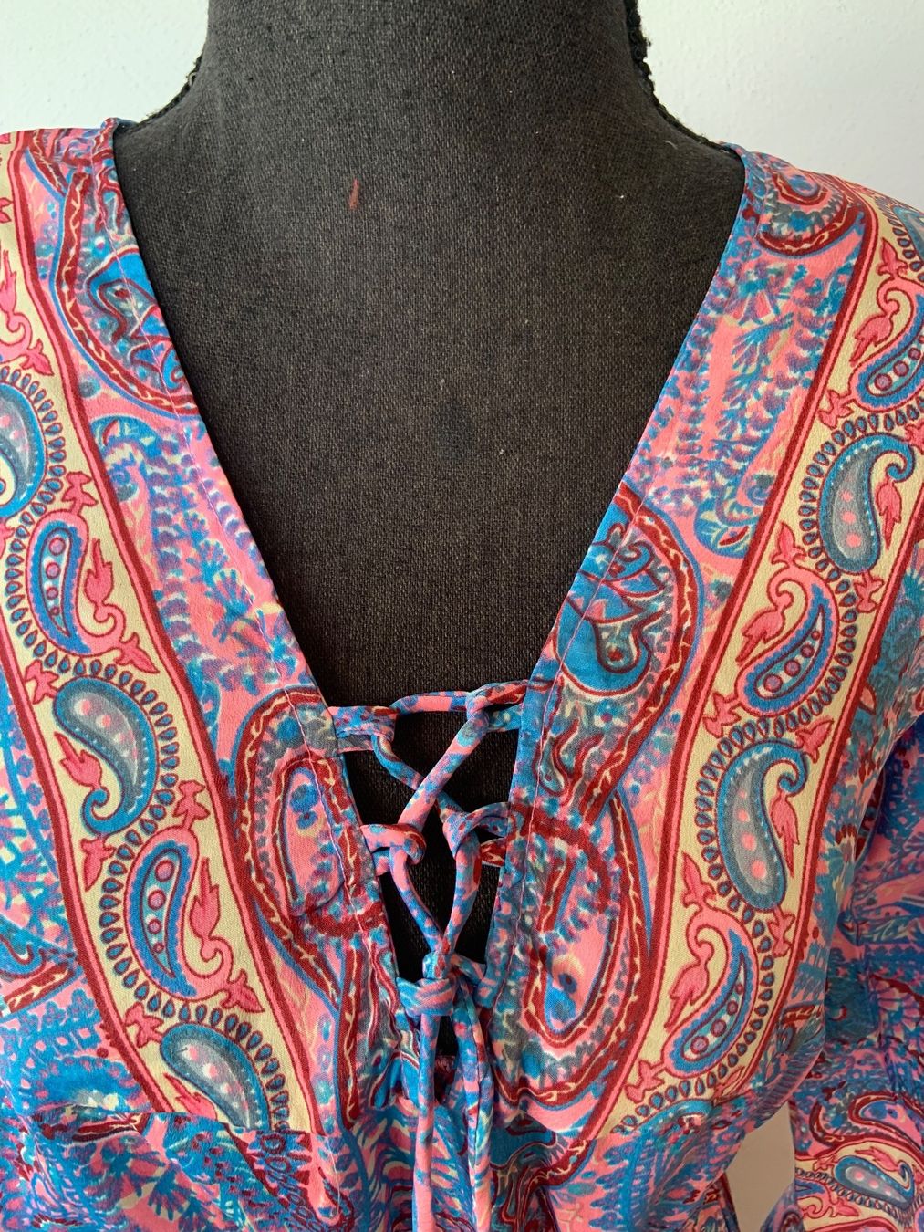 Kleider: Boho Maxistufenkleid aus Seide – Neu (gemäss Beschreibung) aus Sigriswil von ck56 3