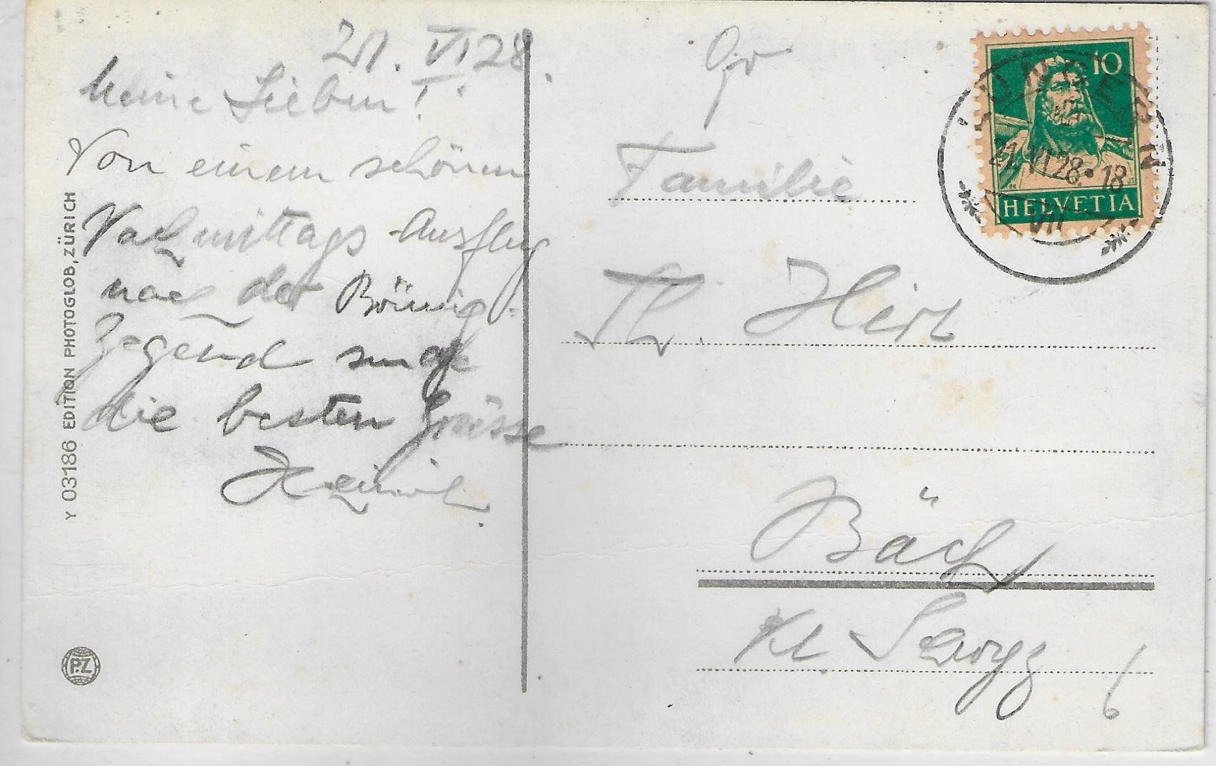 Cartoline postali: Lungern - Generalansicht - Litho – Usato da Ettingen venduto da Kartenplanet 1