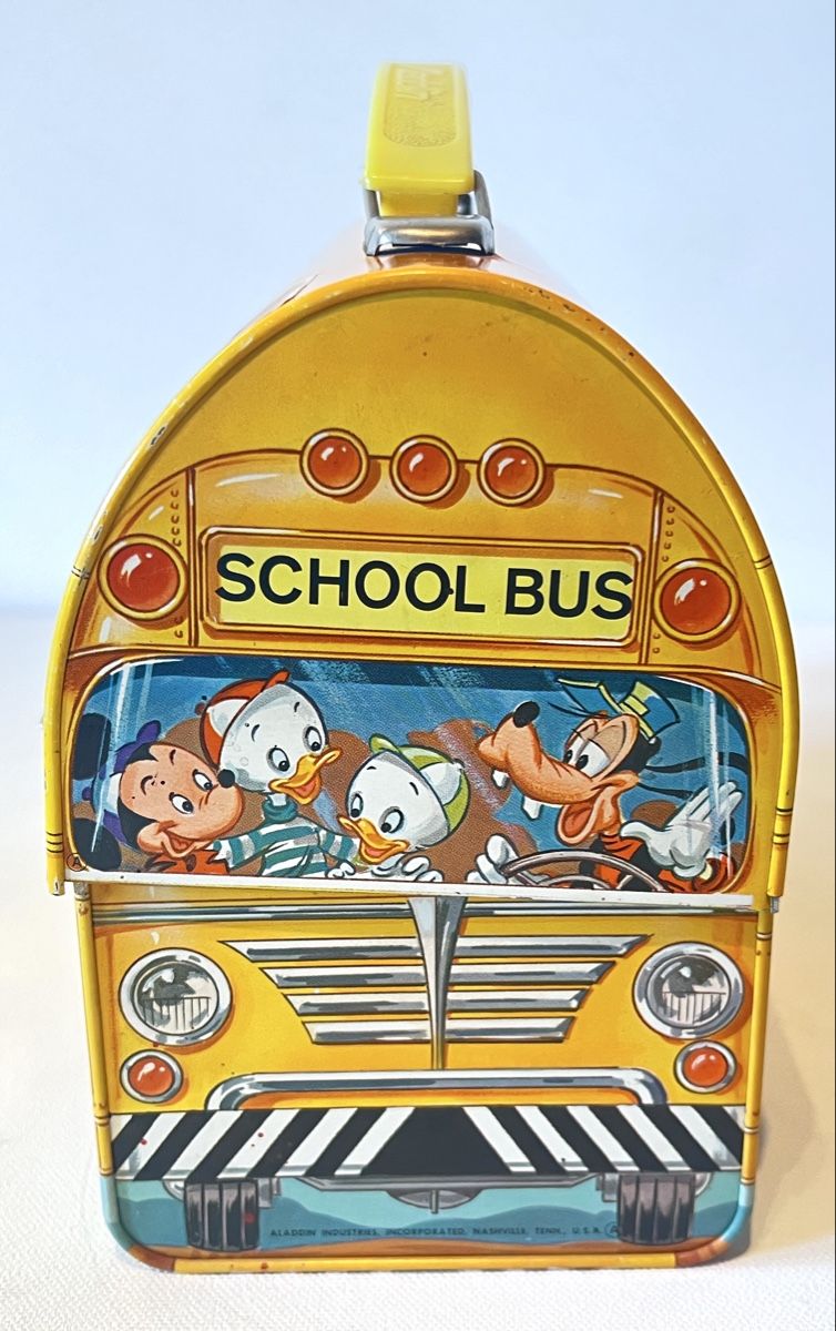 Disney Contenitori & Simili: Disney Lunchbox Schoolbus Mickey Maus. Vintage – Usato da Zürich venduto da rsa_dv8r 2