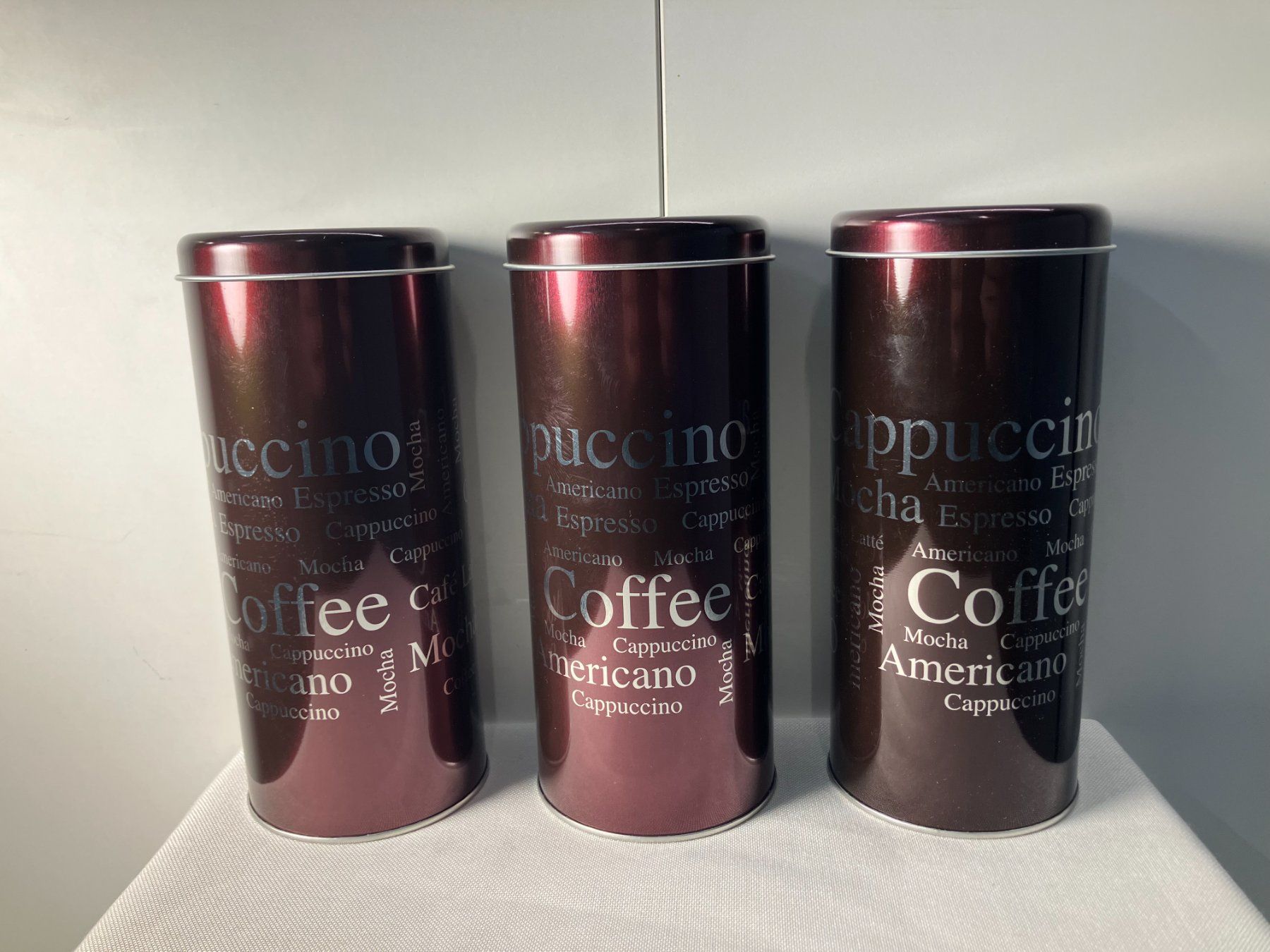 Zuckerdosen: 3 St. Kaffee oder Zucker Aufbewahrungsdosen ab 1.- – Neu (gemäss Beschreibung) aus Lichtensteig von Buy24International