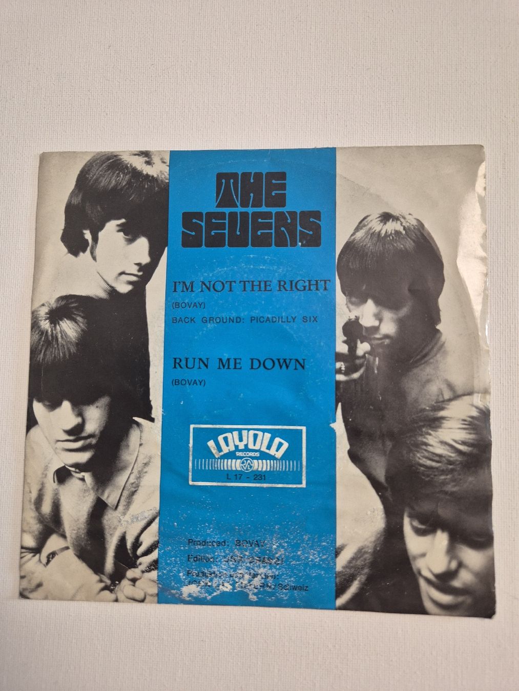 Dischi in vinile: The Sevens I'm Not The Right / Run Me Down -  Single 7  , CH – Usato da Uster venduto da newwave0 1