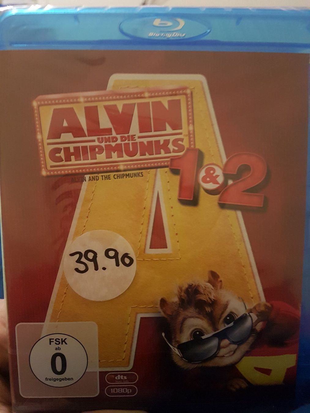 Alle DVDs: Alvin und die Chipmunks 1 & 2  OVP!!!! 2 Blu-Ray – Neu und originalverpackt aus Tübach von JamesStone