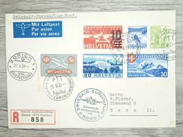 TR70 Enveloppe + Timbre Suisse 1939