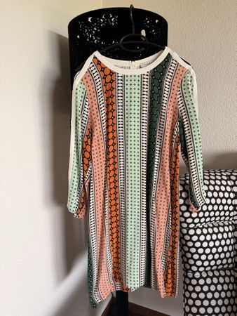Sandro Paris Multi-Patterned Dress - Size M 