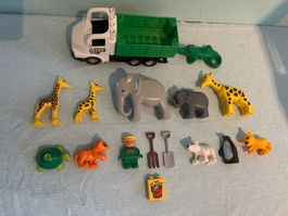 LEGO DUPLO Zoo Set mit 10 Tierfigürli, Wärter & Lastwagen