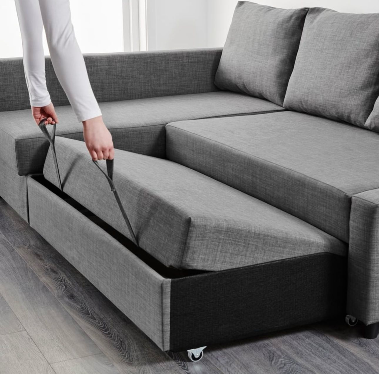 Ikea Divani: Gemütliches Ecksofa mit Schlaffunktion, Grau, Top Zustand! – Usato da Eschenbach SG venduto da jno_cqq6 4