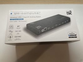 IPC Computer PRIPC1 Dual 4K Hybrid-USB Docking Station