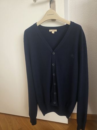 Burberry Brit Herren Cardigan, Grösse M, Dunkelblau, Top!