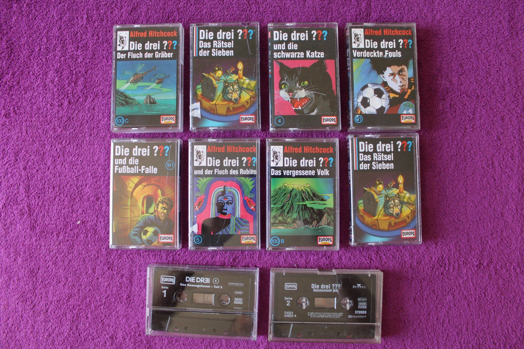 Musicassette: 10 Diverse Drei Fragezeichen ??? Kassetten – Usato da Müllheim Dorf venduto da Seeeule01
